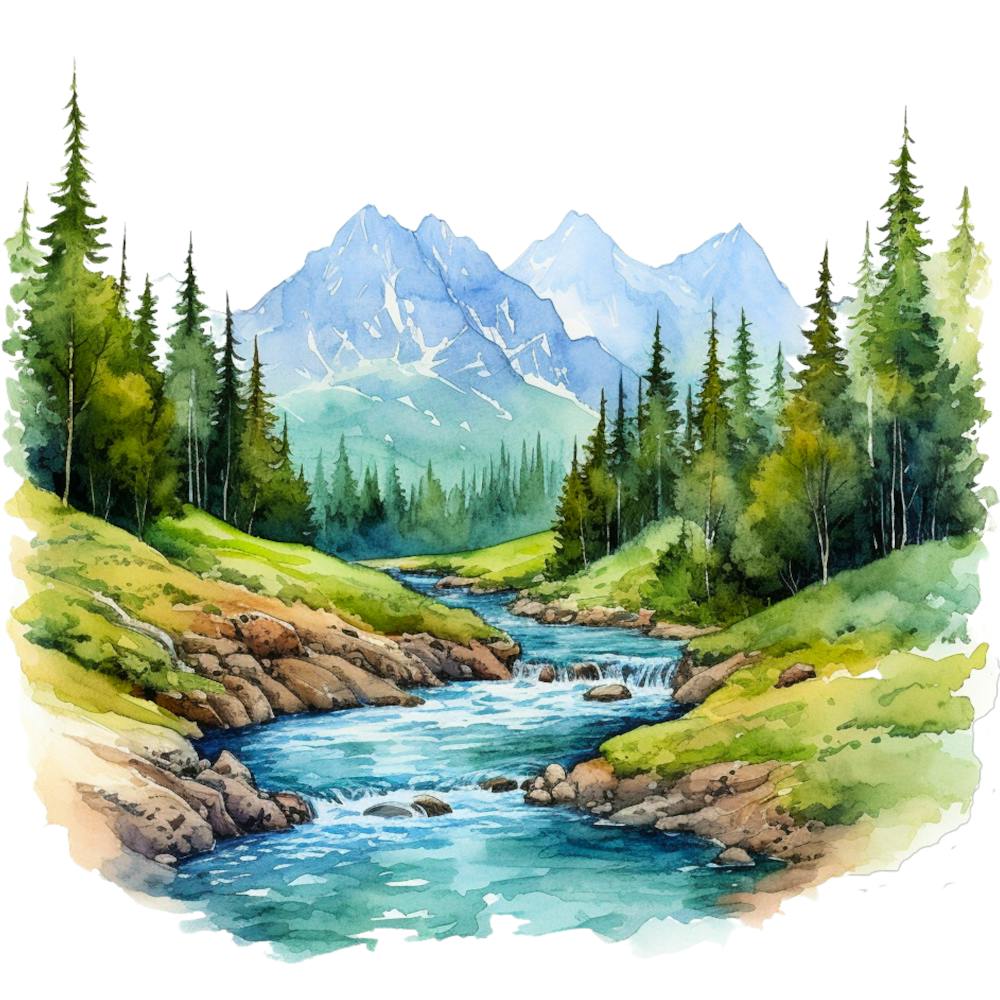 Watercolor Landscape 13