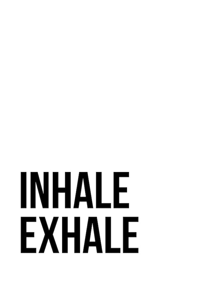 Inhale Exhale IX