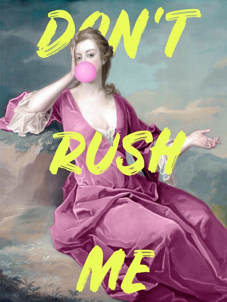 Don'T Rush Me Yellow Pink 7
