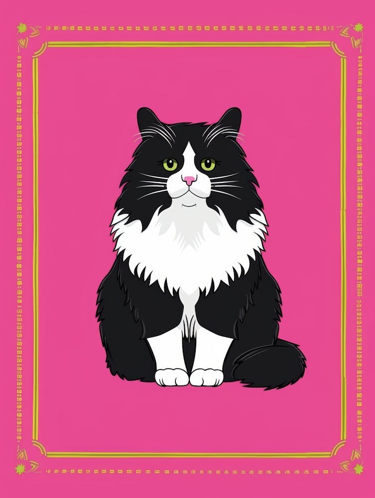 Black And White Cat 5