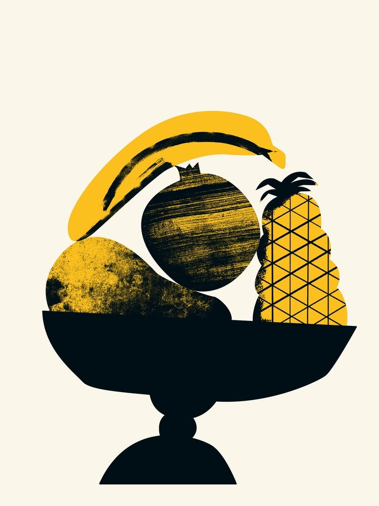 Midcentury Fruit Bowl