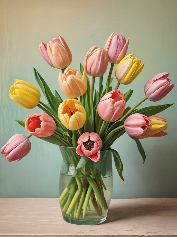 Tulips In A Vase no1