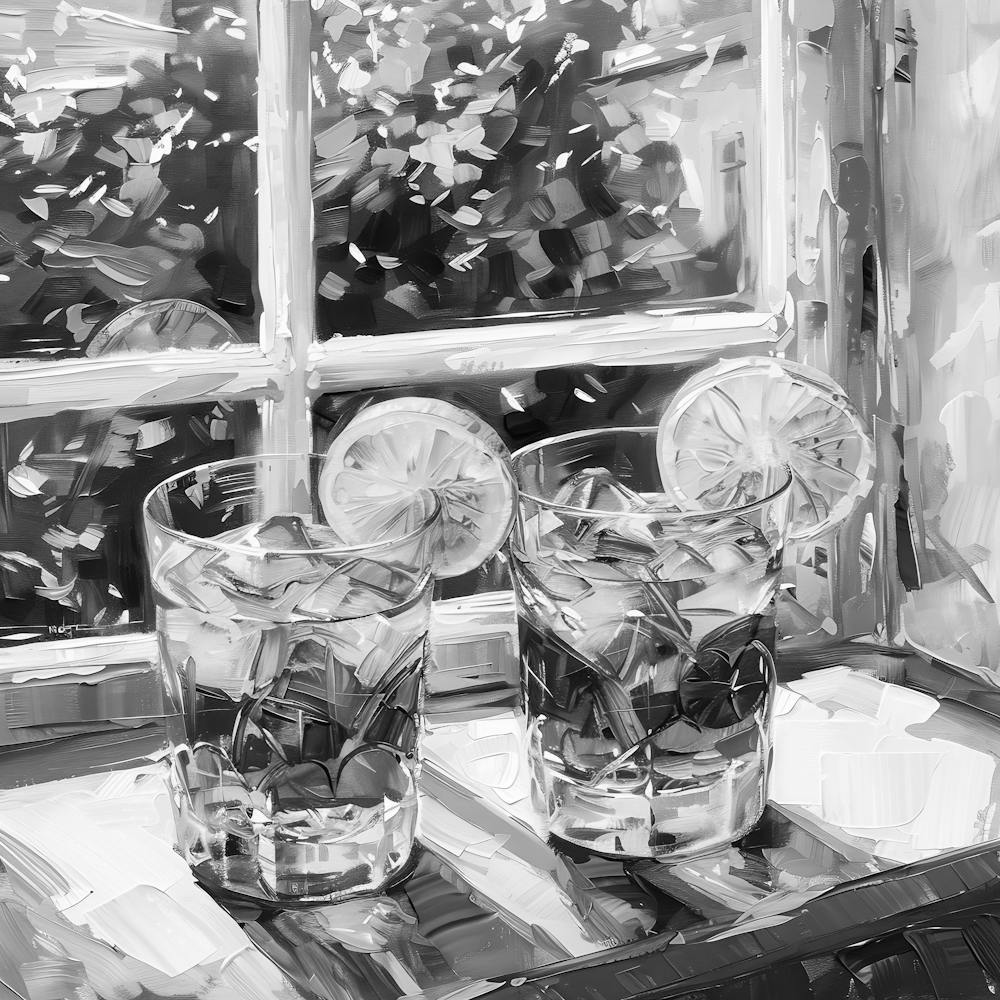 Two Glasses Of Lemonade