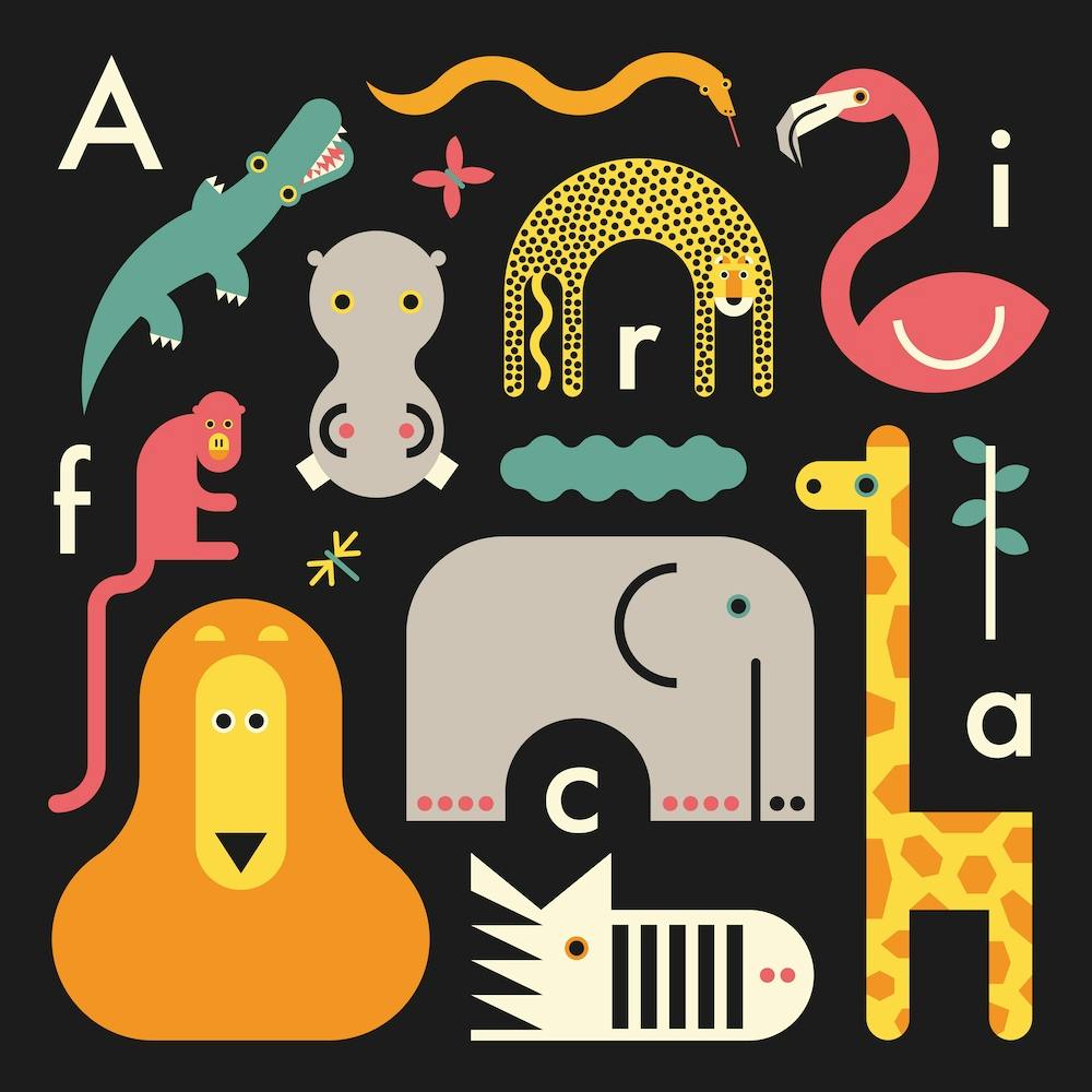 Africa Animals Square