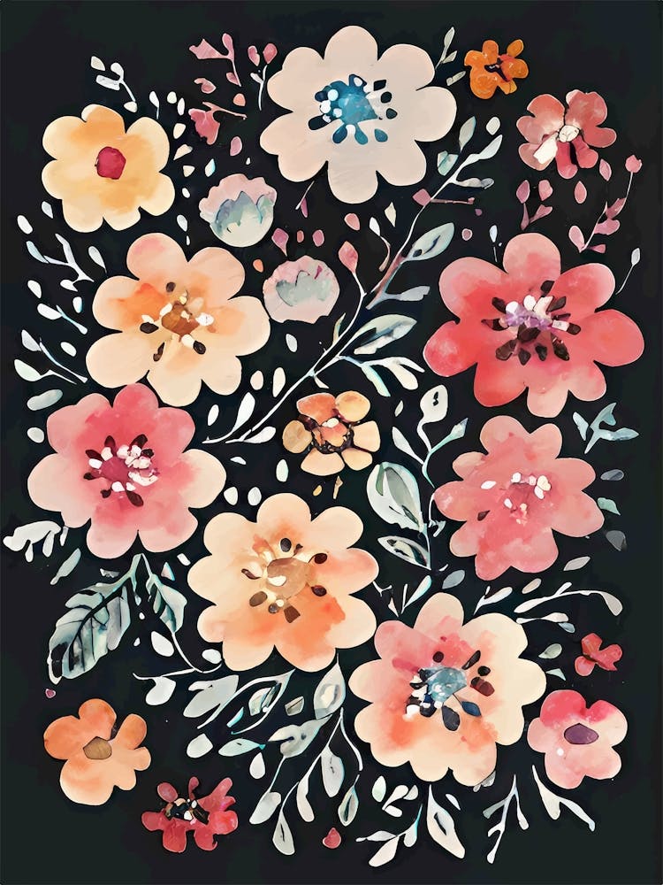 Watercolor Flowers 2