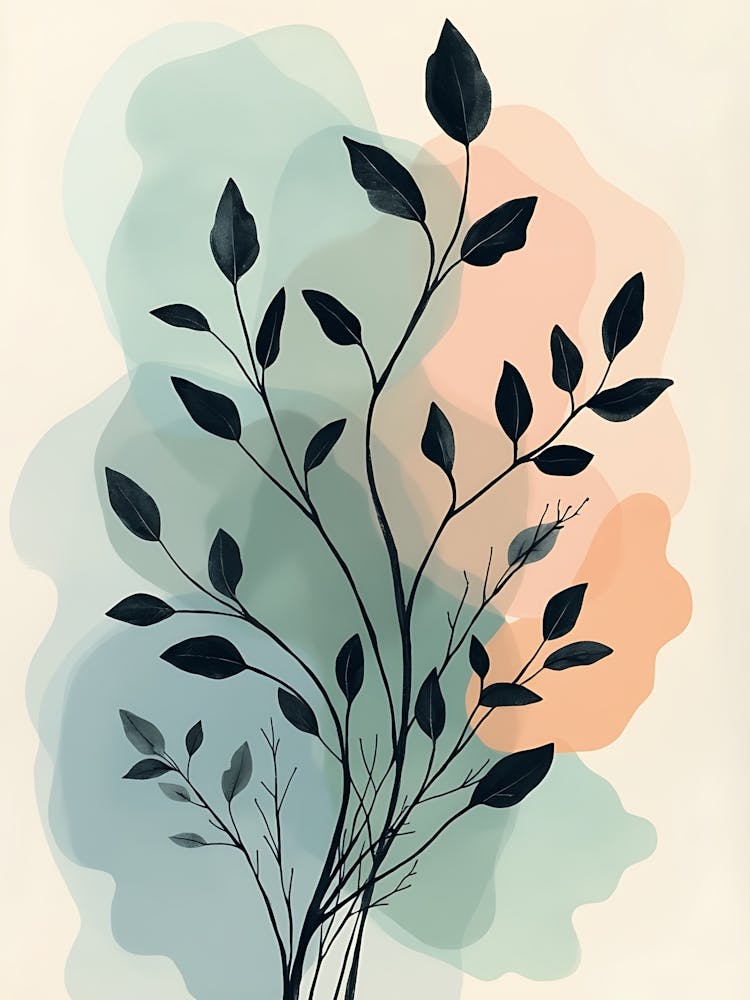 Earth-Toned Garden Scene with Subtle Contrast
