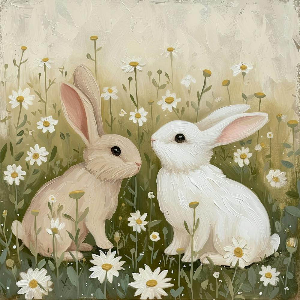 Bunnies Fairycore Painting 5