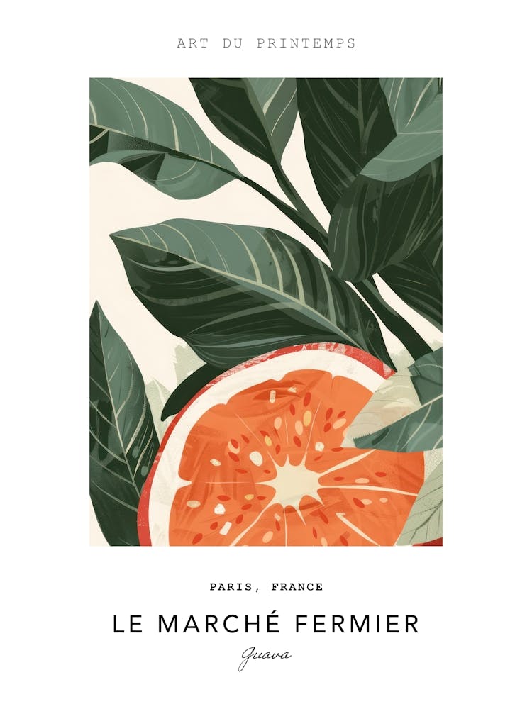 Guava Le Marche Fermier Poster 6