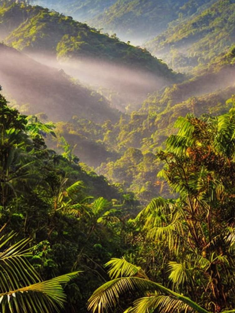 Bwindi Impenetrable National Park 2 Uganda Vintage Poster