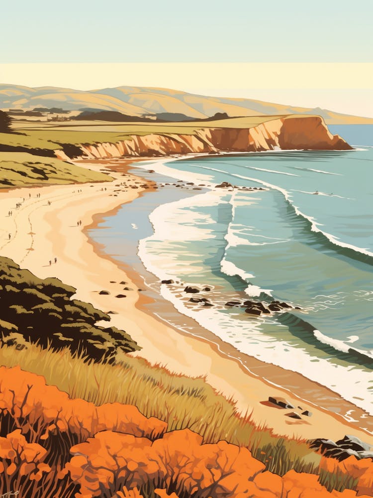 Apollo Bay Beach Australien Goldtöne 2