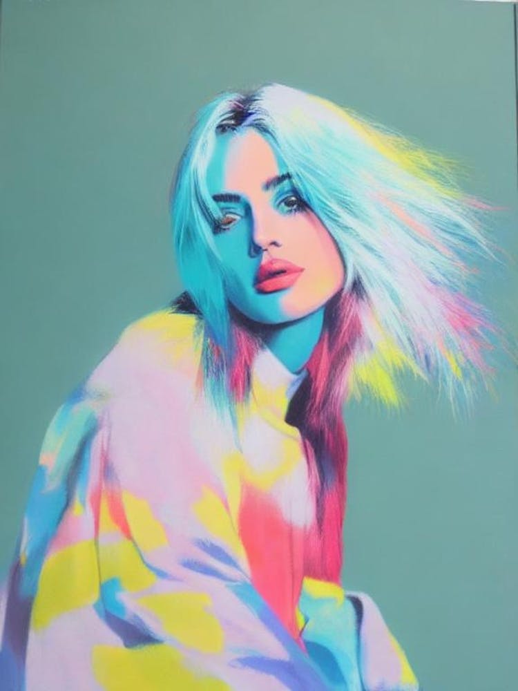 Flo Rida Colourful Illustration