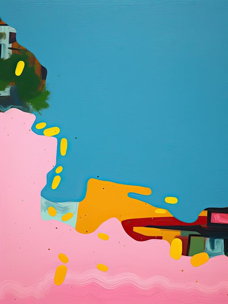 Pop Colour Abstract Painting 3