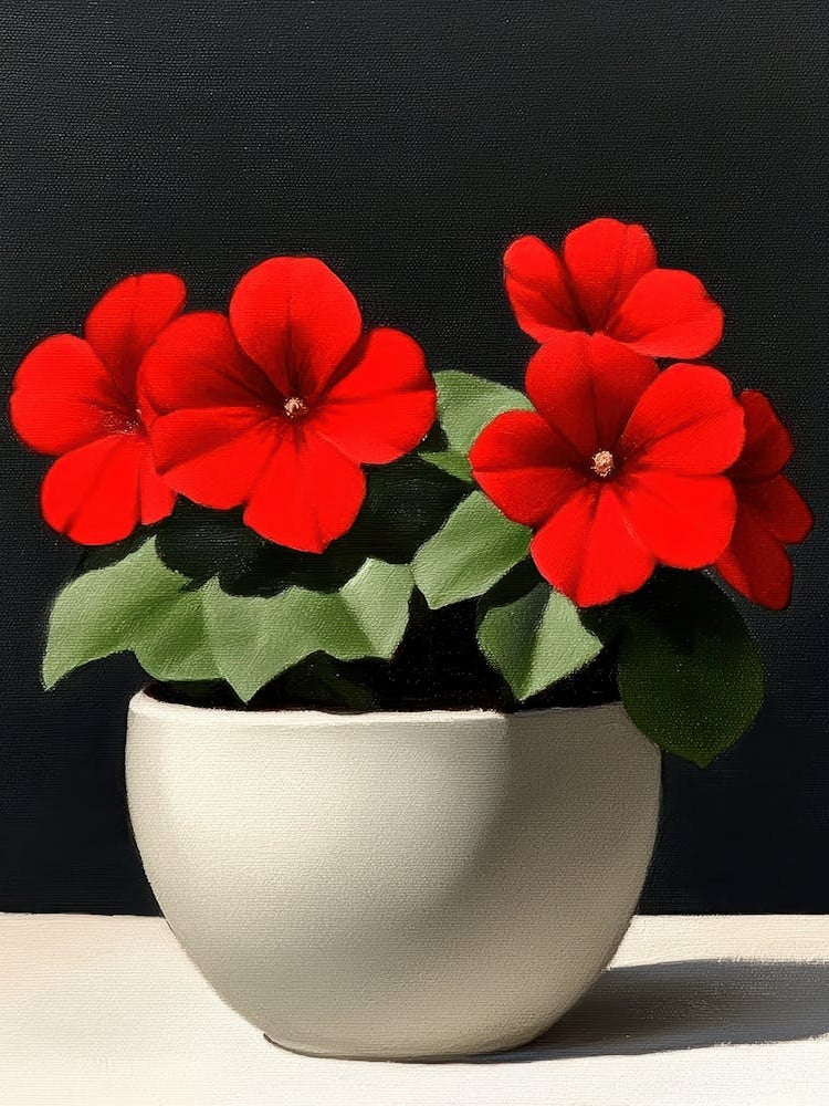 Red Geraniums