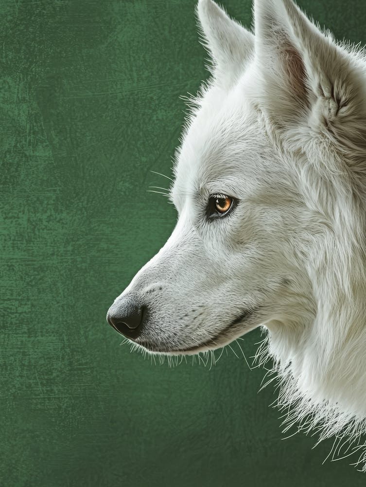 Wolf Dog Portrait