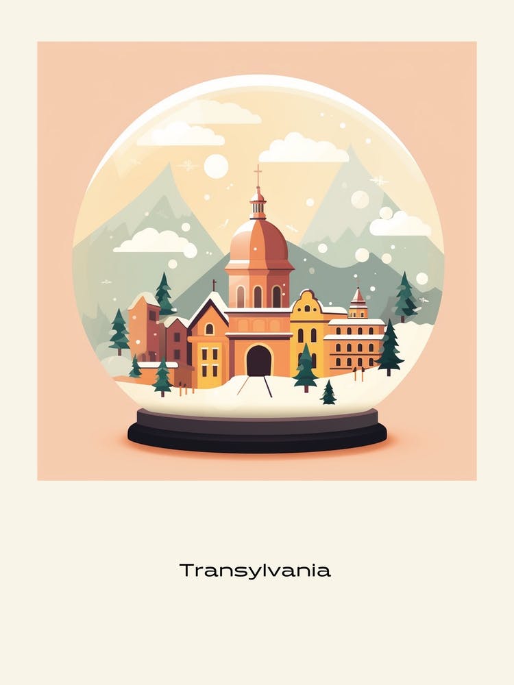 Transylvania Romania 1 Snowglobe Poster
