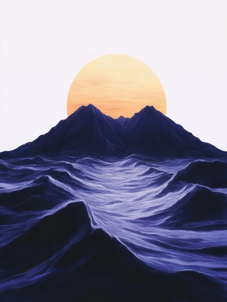 Sunset Over The Ocean 110