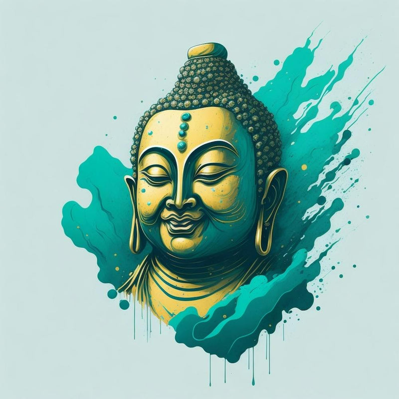 Smiling Buddha Painting