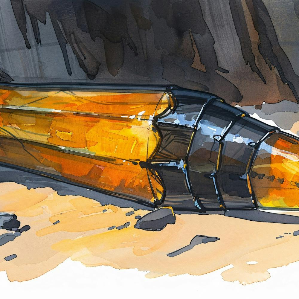 Pencil Laying On The Ground