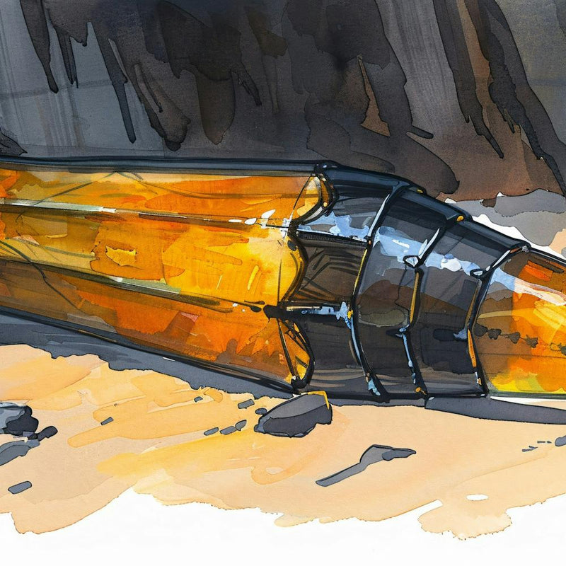 Pencil Laying On The Ground
