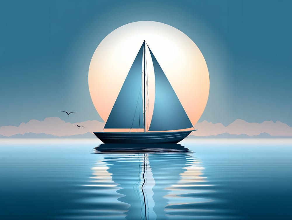 Segelboot auf dem Wasser