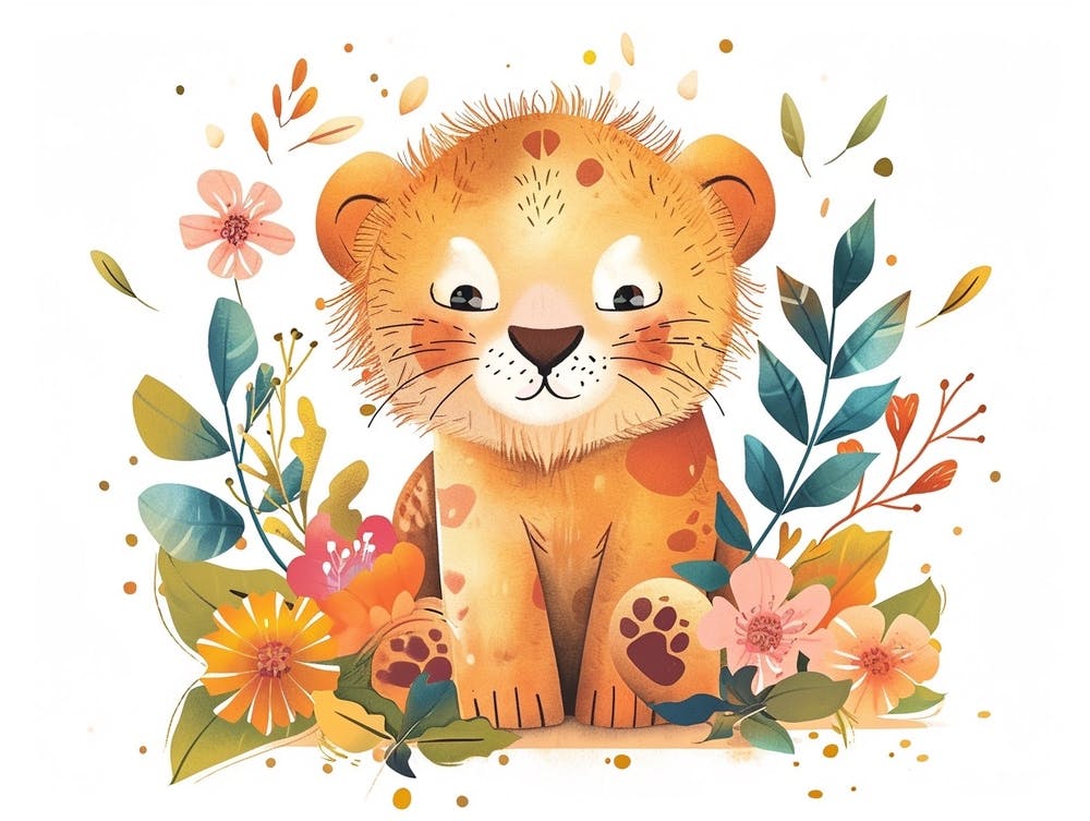Little Floral Mountain Lion 1