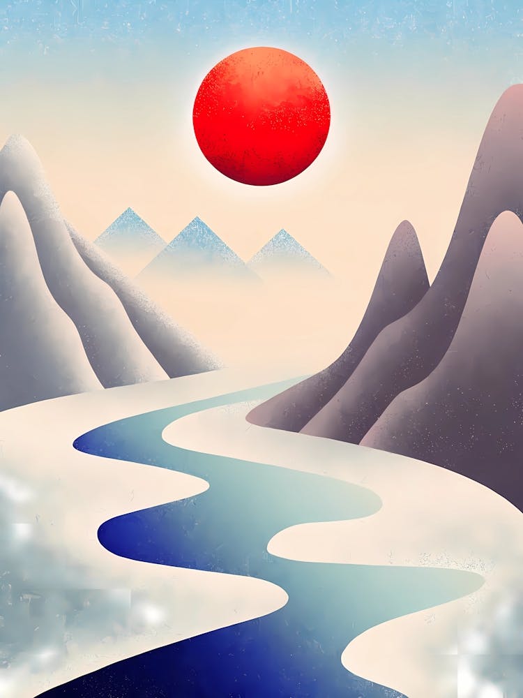 Sunrise In The Mountains 2