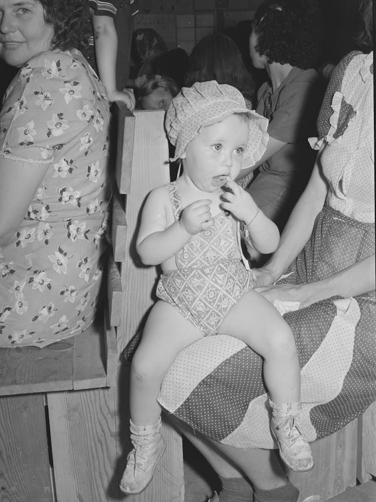 Child Of Family Of Farm Laborers Living At The Fsa (Farm Security Administration) Labor Camp, Caldwell, Idaho By Russel