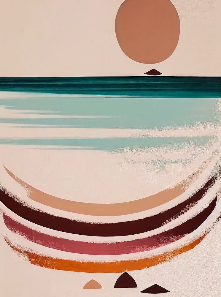 - Abstract Minimal Boho Beach 11
