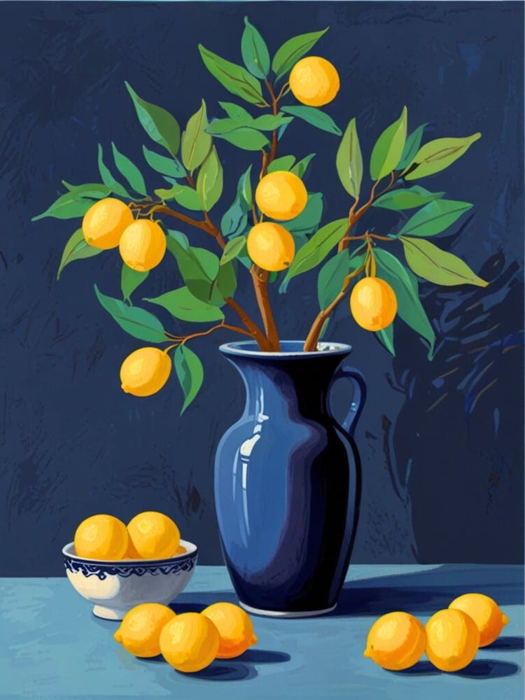 Lemons In A Vase 4
