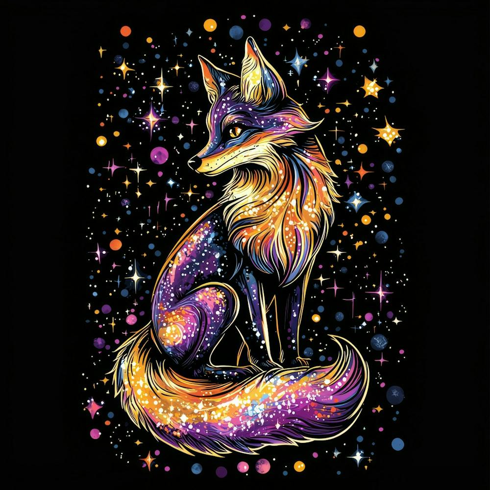 Fuchs im Weltraum
