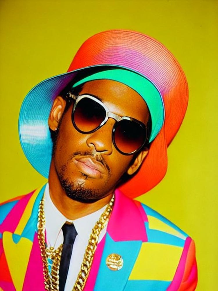 2 Chainz Colourful Pop Art