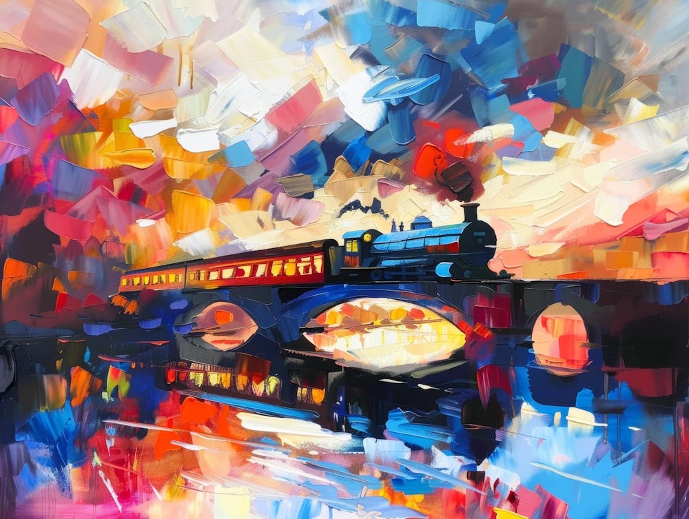 Train On The Bridge