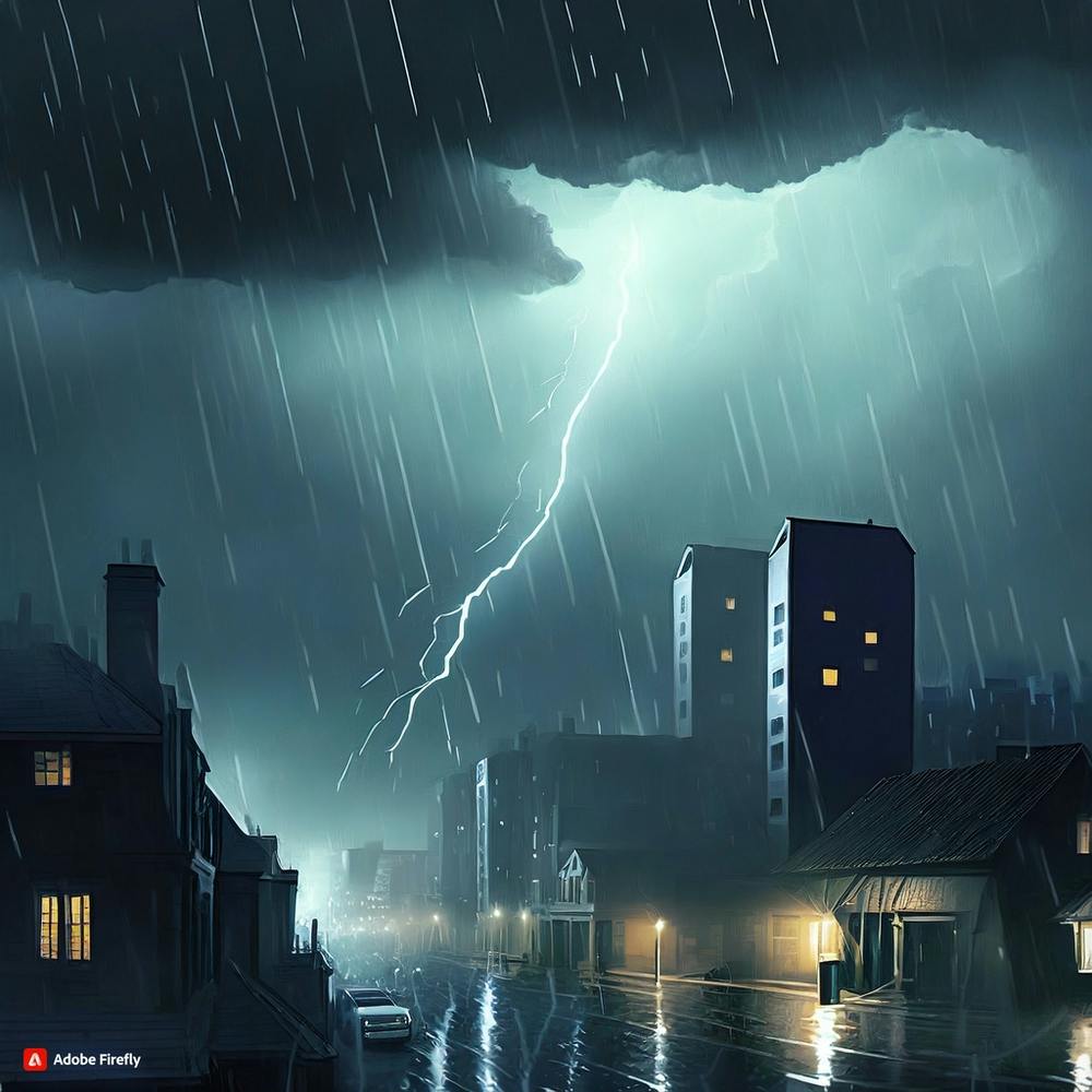 Lightning In The Dark City 1