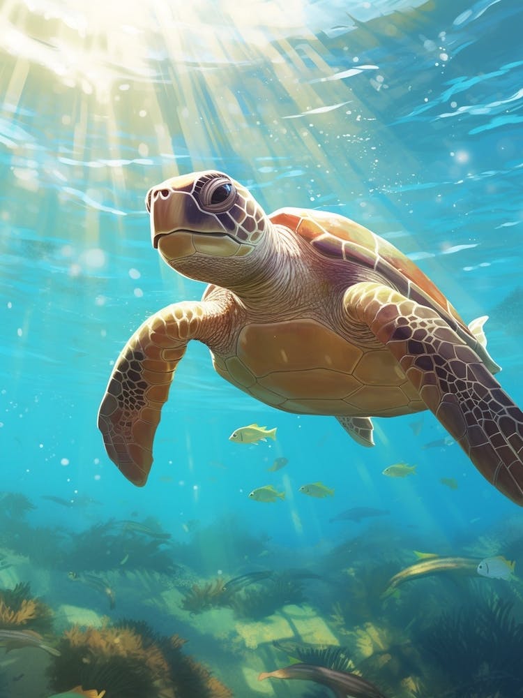 Sea Turtle Illuminated