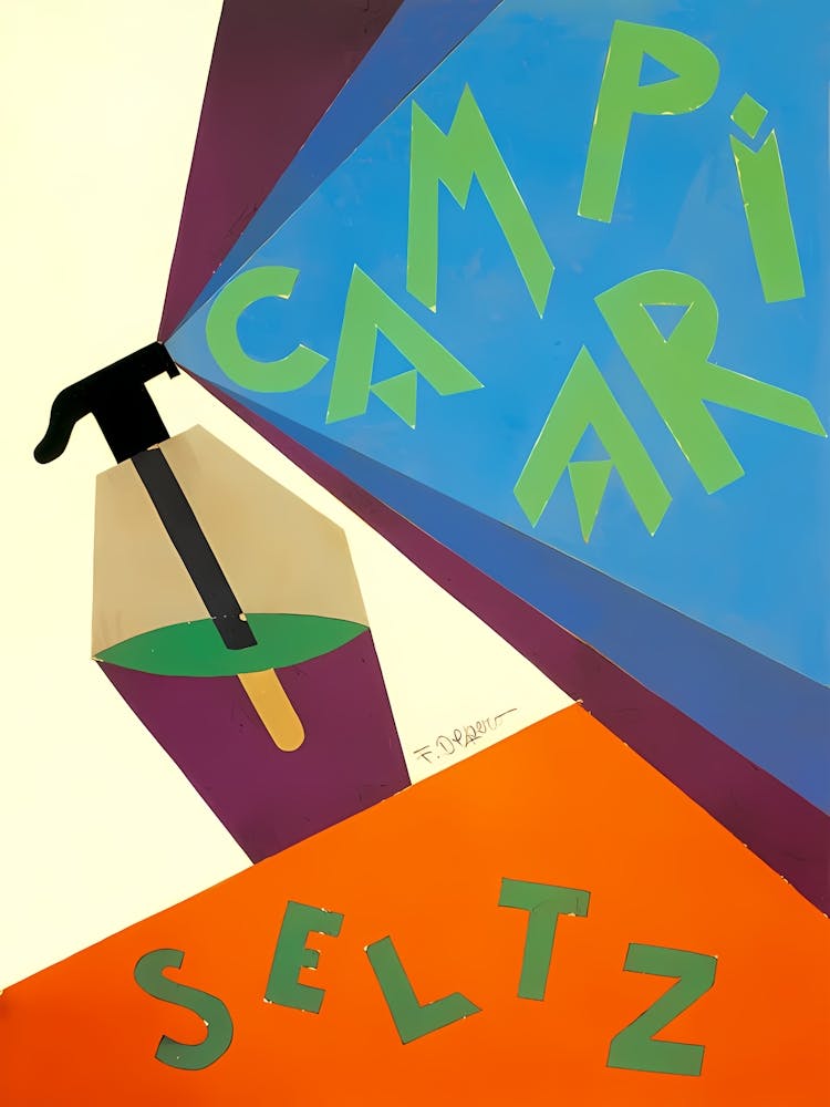 Vintage Campari Seltz