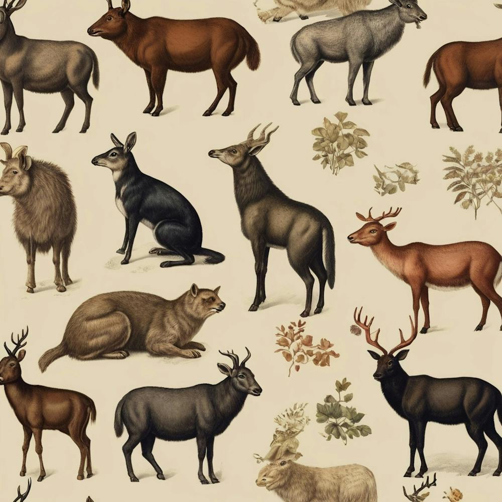 Default Default Animaux Vintage Pour Différentes Saisons Esthétique 3 (1)
