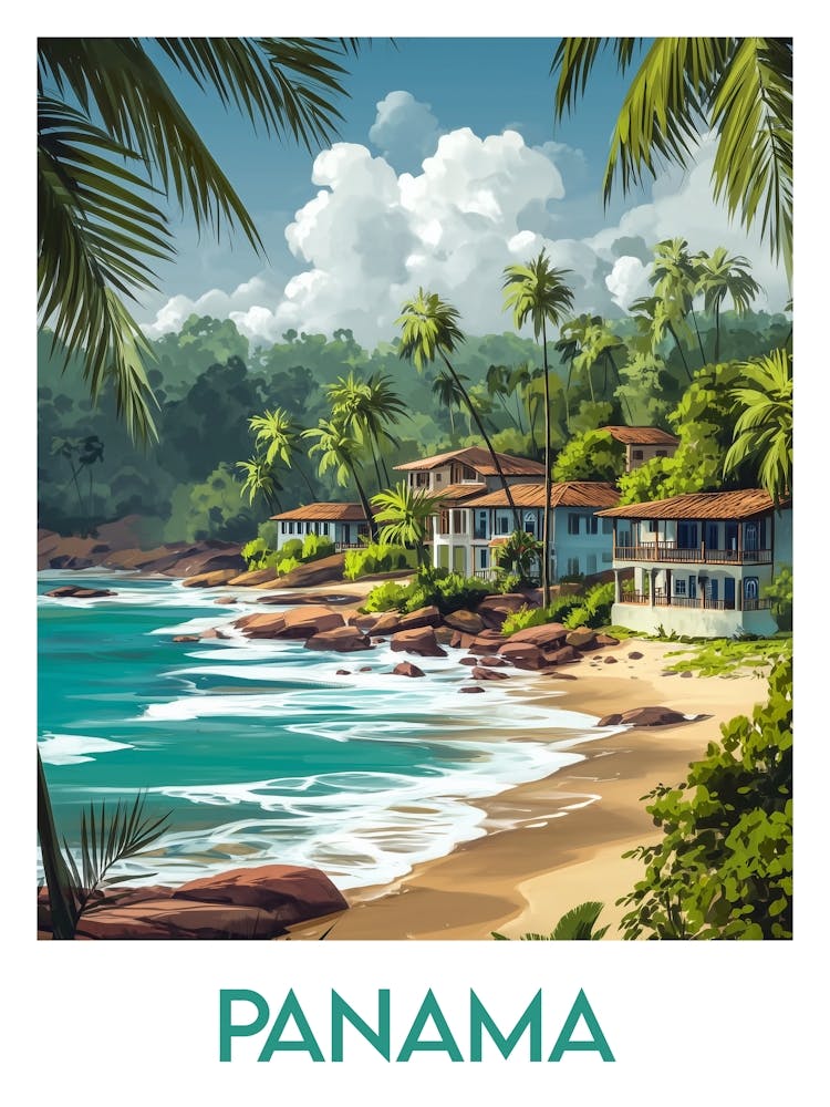 Affiche de voyage Panama 1