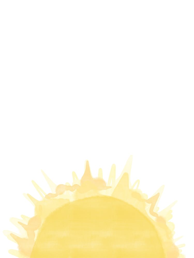 Watercolor Sun