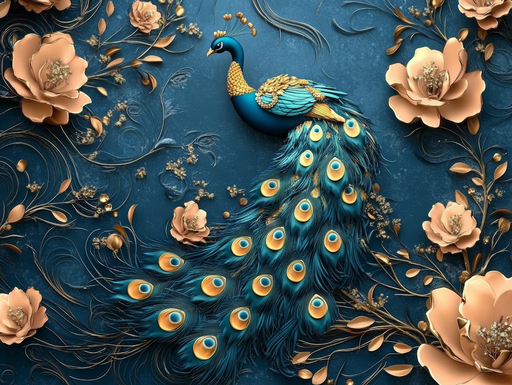 Flowers Peacock