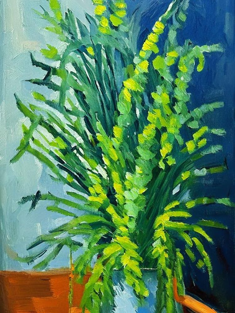 Asparagus Fern Cézanne Style