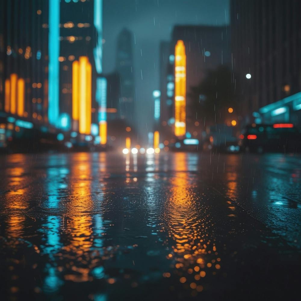 Rainy Night In The City 1