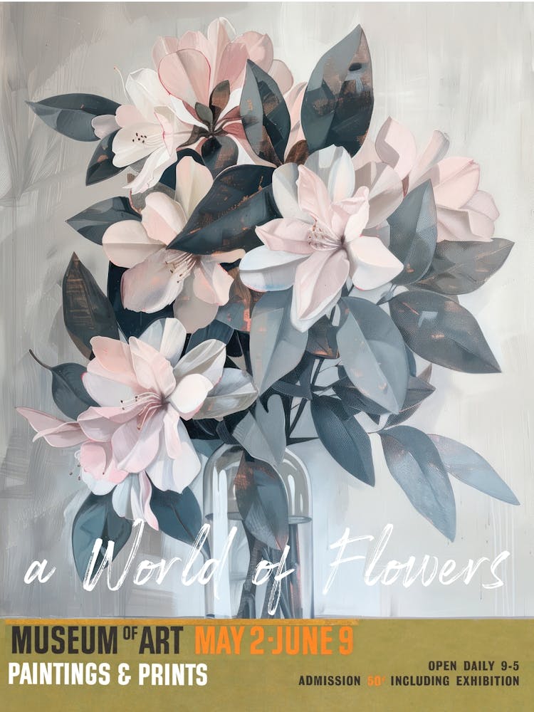 A World Of Flowers, Van Gogh Exhibition Azalea 4