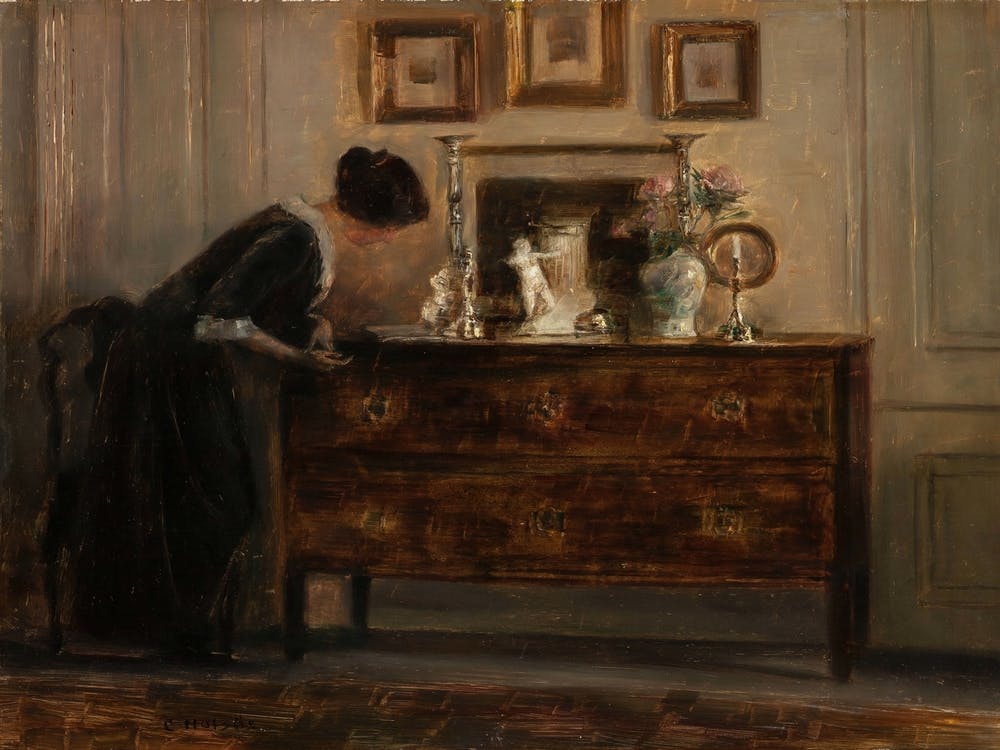 Vintage European Portrait Painting