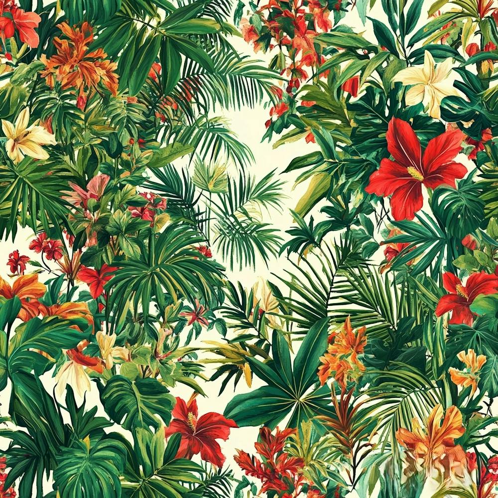 Tropical Flowers Art 10