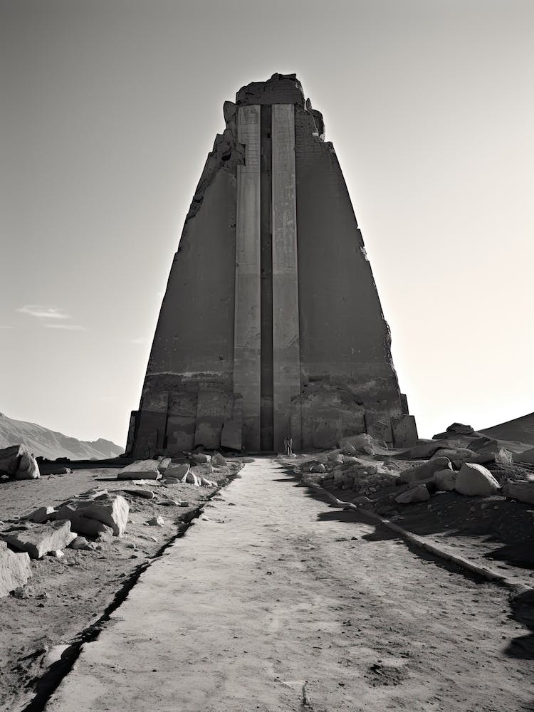 Luxor, Egypt, Black And White Photography 2