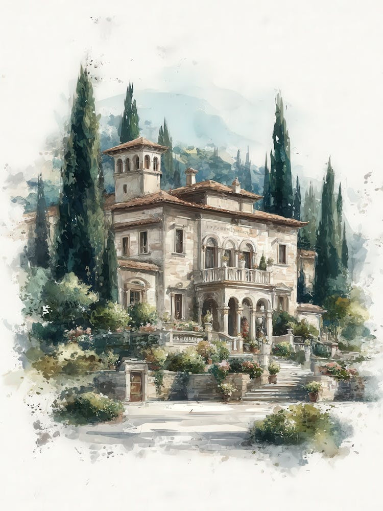 Aihrgdesign Isolated Watercolor Painting Of Italian Renaissan 42364312 9483 4668 93fd F0d565772808 2