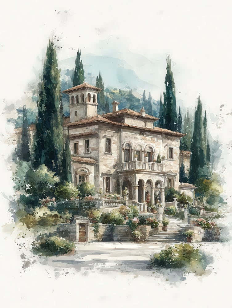 Aihrgdesign Isolated Watercolor Painting Of Italian Renaissan 42364312 9483 4668 93fd F0d565772808 2