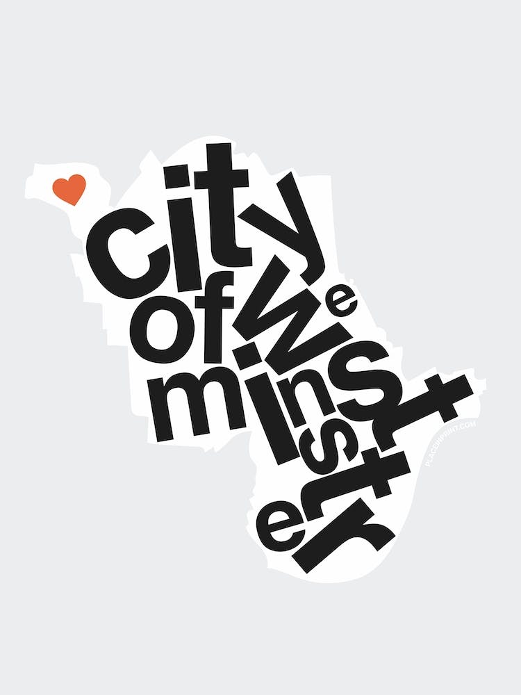 City Of Westminster Typenkarte