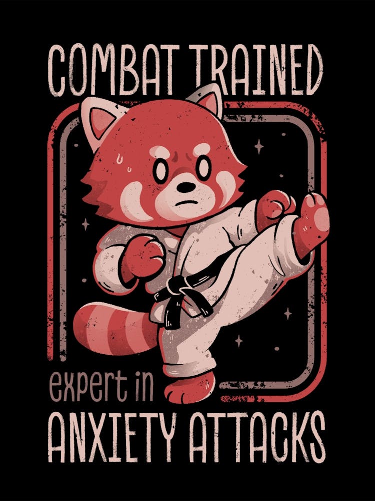 Anxiety Attack Expert Funny Red Panda 1