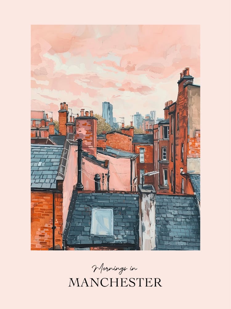 Mornings In Manchester Rooftops Morning Skyline 4
